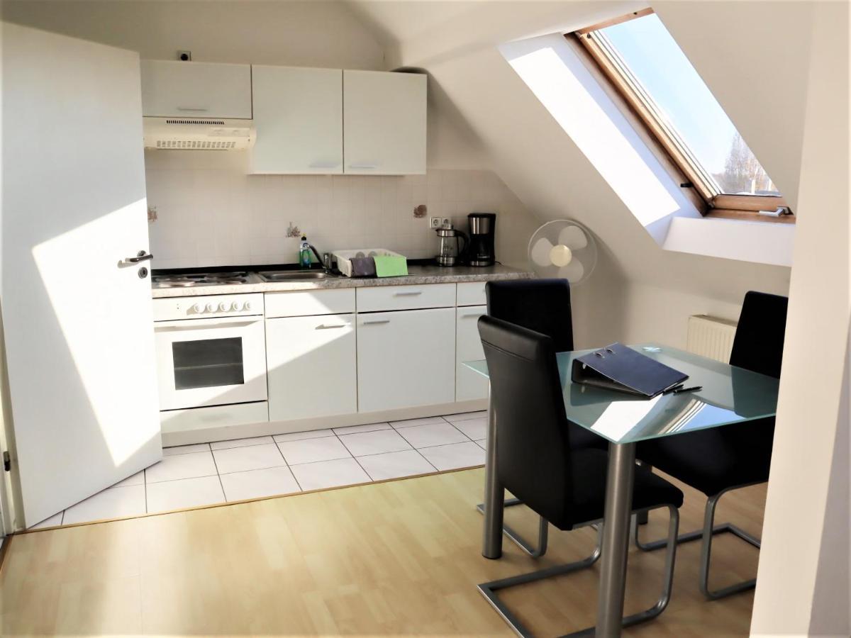 Kuschelige Dachgeschosswohnung Am Clarapark Leipzig Exterior foto